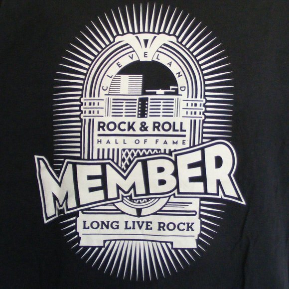 ROCK & ROLL HALL OF FAME Member Tshirt, L, Black, Jukebox - Picture 2 of 8